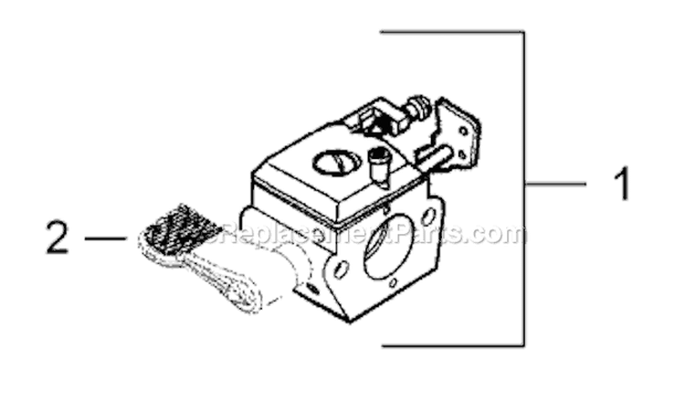 Page D Diagram and Parts List for 31WG  Weed Eater Trimmer